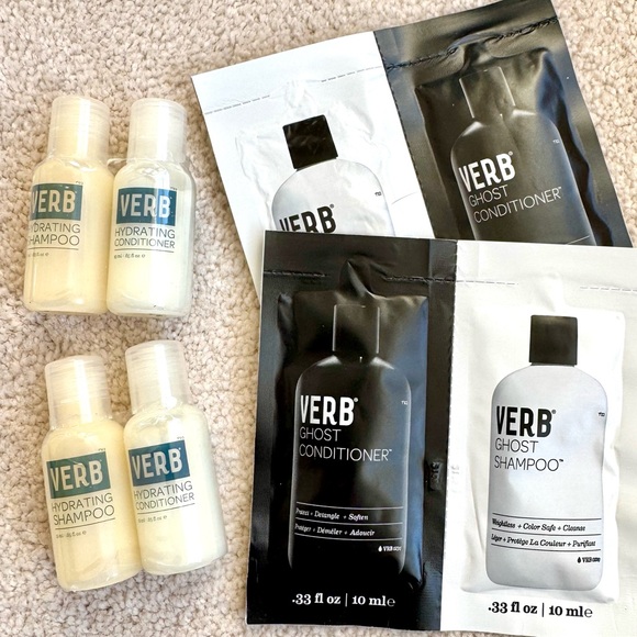 VERB Hydrating Shampoo & Conditioner Mini Ghost Shampoo & Conditioner SAMPLE Set - Picture 1 of 3